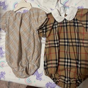 Kid Burberry Coverall/Romper
